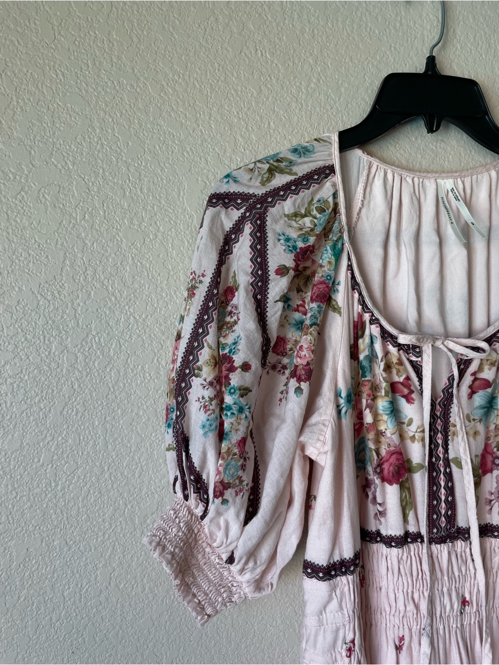 Anthropologie Somerset Puff-Sleeve Maxi Dress Petite M Cotton - Picture 4 of 9